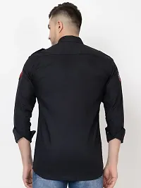 Elegant Cotton Printed Long Sleeves Casual Shirts For Men-thumb2