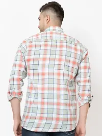 Elegant Cotton Checked Long Sleeves Casual Shirts For Men-thumb2