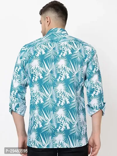 Elegant Cotton Printed Long Sleeves Casual Shirts For Men-thumb4