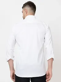 Elegant Cotton Self Pattern Long Sleeves Casual Shirts For Men-thumb3