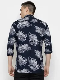 Elegant Cotton Printed Long Sleeves Casual Shirts For Men-thumb2