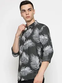 Elegant Cotton Printed Long Sleeves Casual Shirts For Men-thumb1