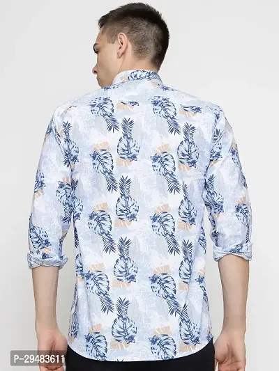 Elegant Cotton Printed Long Sleeves Casual Shirts For Men-thumb4