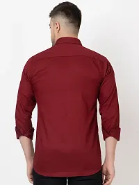 Elegant Cotton Printed Long Sleeves Casual Shirts For Men-thumb2