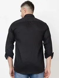 Elegant Cotton Striped Long Sleeves Casual Shirts For Men-thumb2