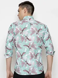 Elegant Cotton Printed Long Sleeves Casual Shirts For Men-thumb2