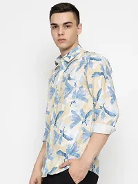 Elegant Cotton Printed Long Sleeves Casual Shirts For Men-thumb1