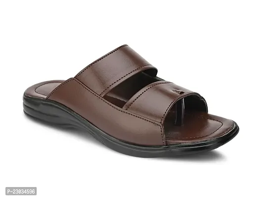 Black Comfort Sandal leather shoes for men | Rapawalk