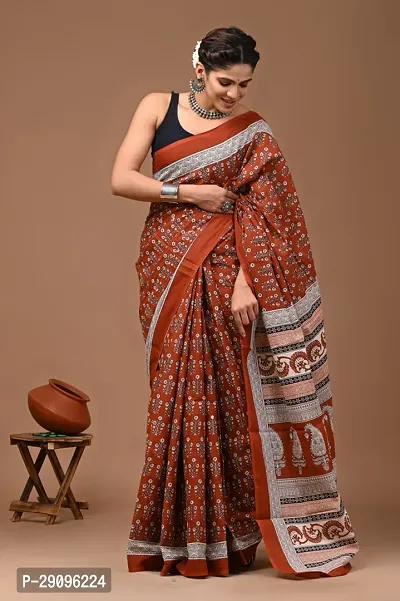 Stylish Cotton Sarees For Women-thumb0