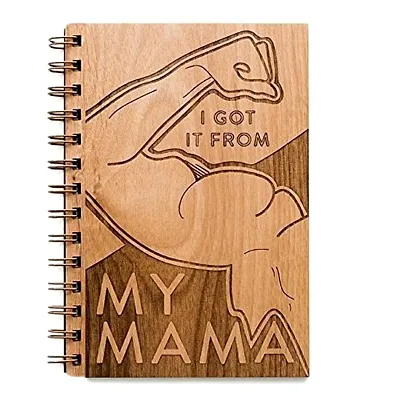 Wooden Diary Laser Cut Notebook