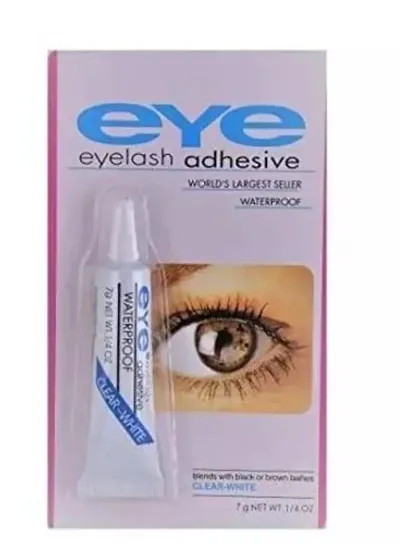ElashO Beauty Clear Tone Waterproof False Eyelashes Makeup Adhesive Eye Lash Glue - Blends with Black and Brown Lashes