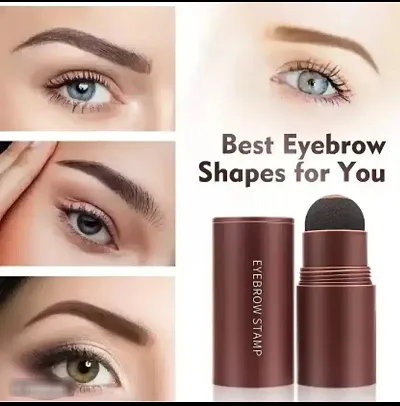 Eyebrows stamp and hair color