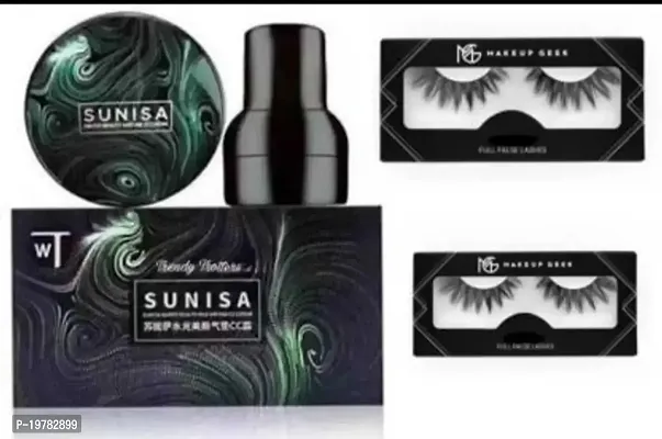 Sunisa foundation and 2 pairs of eyelashes
