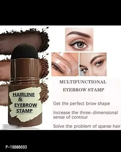 Eyebrows stamp and hair color