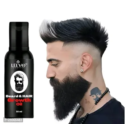 LEEVO  BEARD  HAIR GROWTH OIL 50ML-thumb0