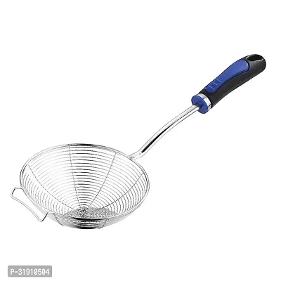 Blue Handle Frying Strainer-thumb0