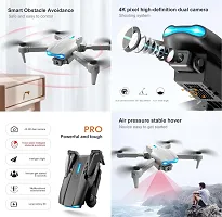 Foldable Remote Control Drone with 1600mAh Battery, HD Wide Angle Lens, and Optical Flow Positioning Camera-thumb1