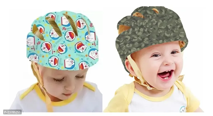 Safety Baby Helmet  Baby Protective Helmet Soft Hat for Walking Kids Cap Pack of 2