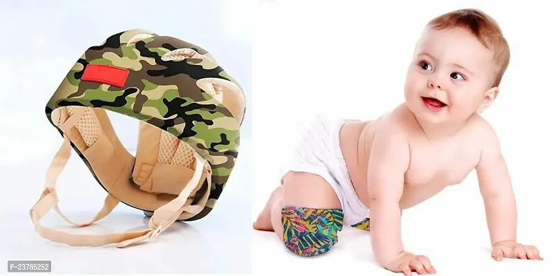Safety Baby Helmet  Baby Protective Helmet Soft Hat and Kneepad for Walking Kids Cap