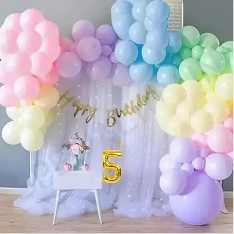 AR Giftzadda Pastel 10 Inches Macaron Candy Color Balloon for Birthday ,Anniversary, Baby Shower, Wedding, Welcome Baby Party Decoration