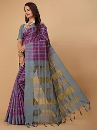 New Cotton Printed Saree With Blouse-thumb2