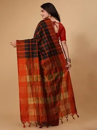 New Cotton Printed Saree With Blouse-thumb3