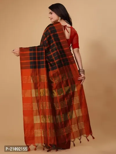 New Cotton Printed Saree With Blouse-thumb4