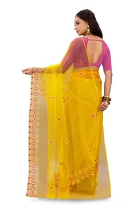 Fancy Net Saree And Blouse-thumb3