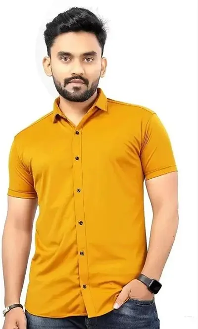 Comfortable lycra casual shirts Casual Shirt 