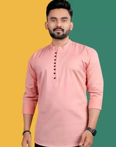 New Launched Cotton Spandex Kurtas For Men