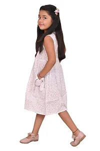 Gianna Kids Cotton Printed Frock White-thumb3