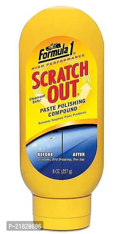 Formula 1 Scratch Out Paste for Cars and Bikes for Minor Scratches (227 g)