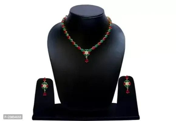 Fashion Factory Designer Brass Jewellery Set for Women and Girls-thumb0