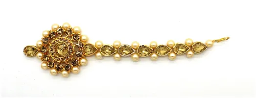 Stylish Golden Brass  Jewellery Set For Girls  Women-thumb2