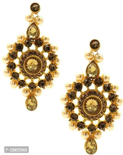 Stylish Golden Brass  Jewellery Set For Girls  Women-thumb4