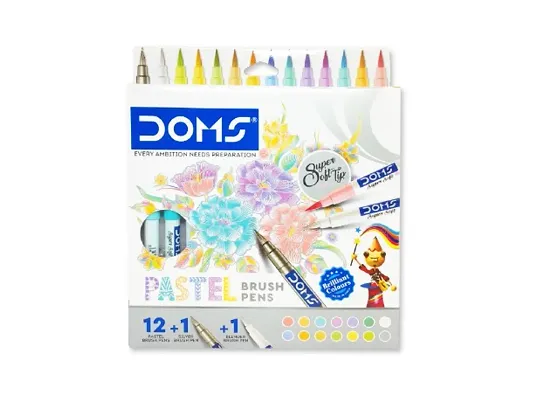 Doms Pastel Brush Pen Pack of 14 Shades