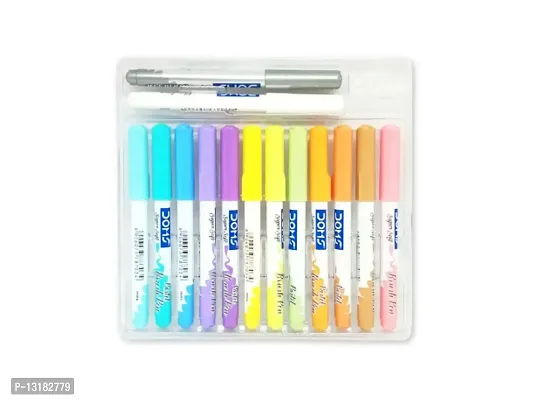 Doms Pastel Brush Pen Pack of 14 Shades-thumb2
