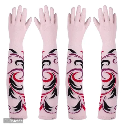 Buy Footmate UV Sun Protection Hand Gloves Breathable Material Elbow Length  Combed Cotton Spandex Lightweight Soft Long Winter Summer Driving Gloves  For Women?s/Girls-Free Size- Maroon -Pack 2 Online In India At Discounted