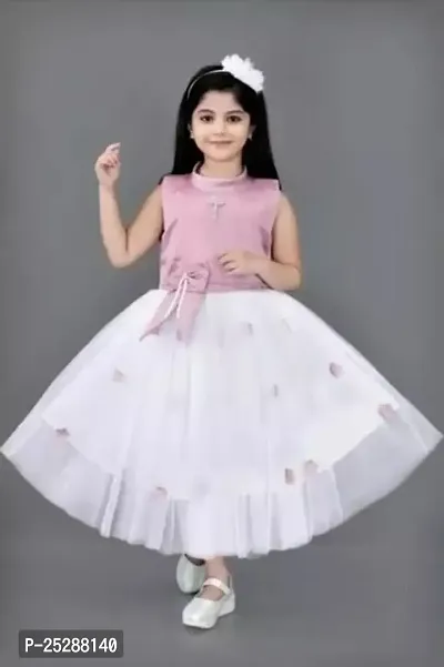 Stylish Fancy Designer Cotton Blend Dresses For Girls-thumb0