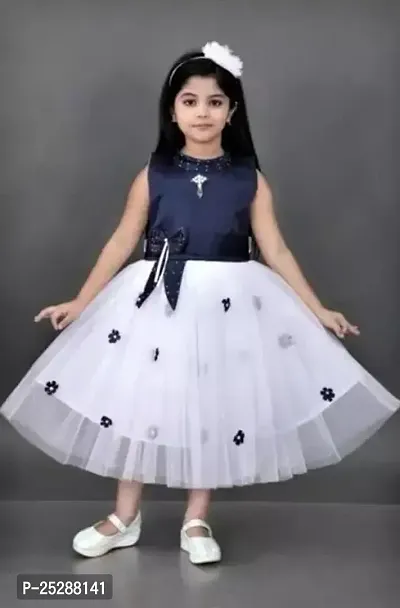 Stylish Fancy Designer Cotton Blend Dresses For Girls