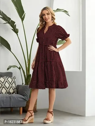 Trendy Women Cotton Western Dress-thumb0