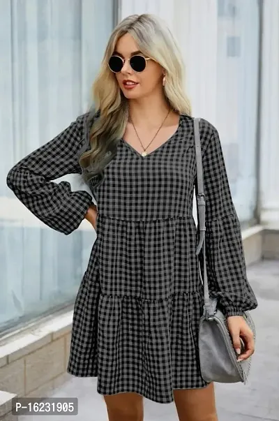 Trendy Women Cotton Western Dress