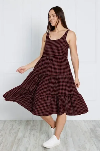 Stylish Fit And Flare Dress For Women