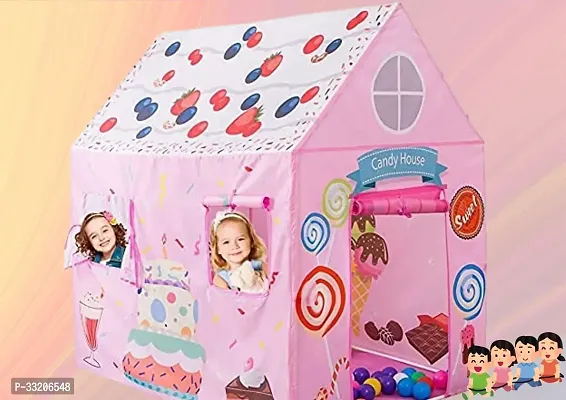 New Happy Birthday Playhouse Tent for Girls and boys, Indoor  Outdoor Large Kids Play Tent with Exquisite Pattern-thumb0