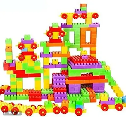 Plastic Building Blocks for Kids (100 Pieces)-thumb0