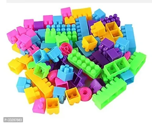 Plastic Building Blocks for Kids (100 Pieces)-thumb2