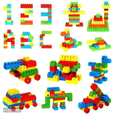 Plastic Building Blocks for Kids (100 Pieces)-thumb3