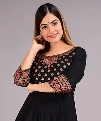 Women Rayon Printed Anarkali Kurta-thumb1