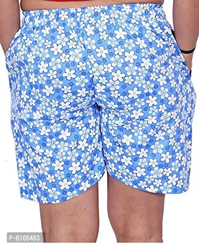 MUKHAKSH (Pack of 3) Women's/Girls/Ladies Hot/Stylish Soft Cotton Printed Export Quality Women Shorts with Pockets/Lounge Shorts/Night Shorts/Nikar for Women, Prints May Vary-thumb3