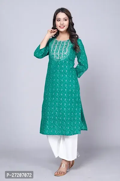 Elegant Embroidery Kurtis-thumb0